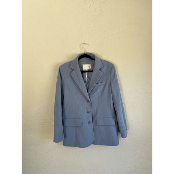 Anthropologie Endless Rose Woman Clean Blue 3 Button Suit Blazer , Size … - Picture 5 of 15